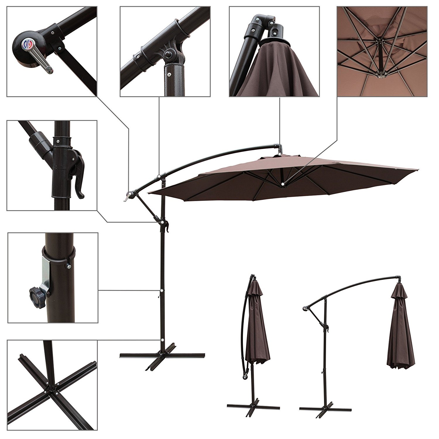 Best Cantilever Umbrella. Best Offset Umbrella Reviews OutsideModern