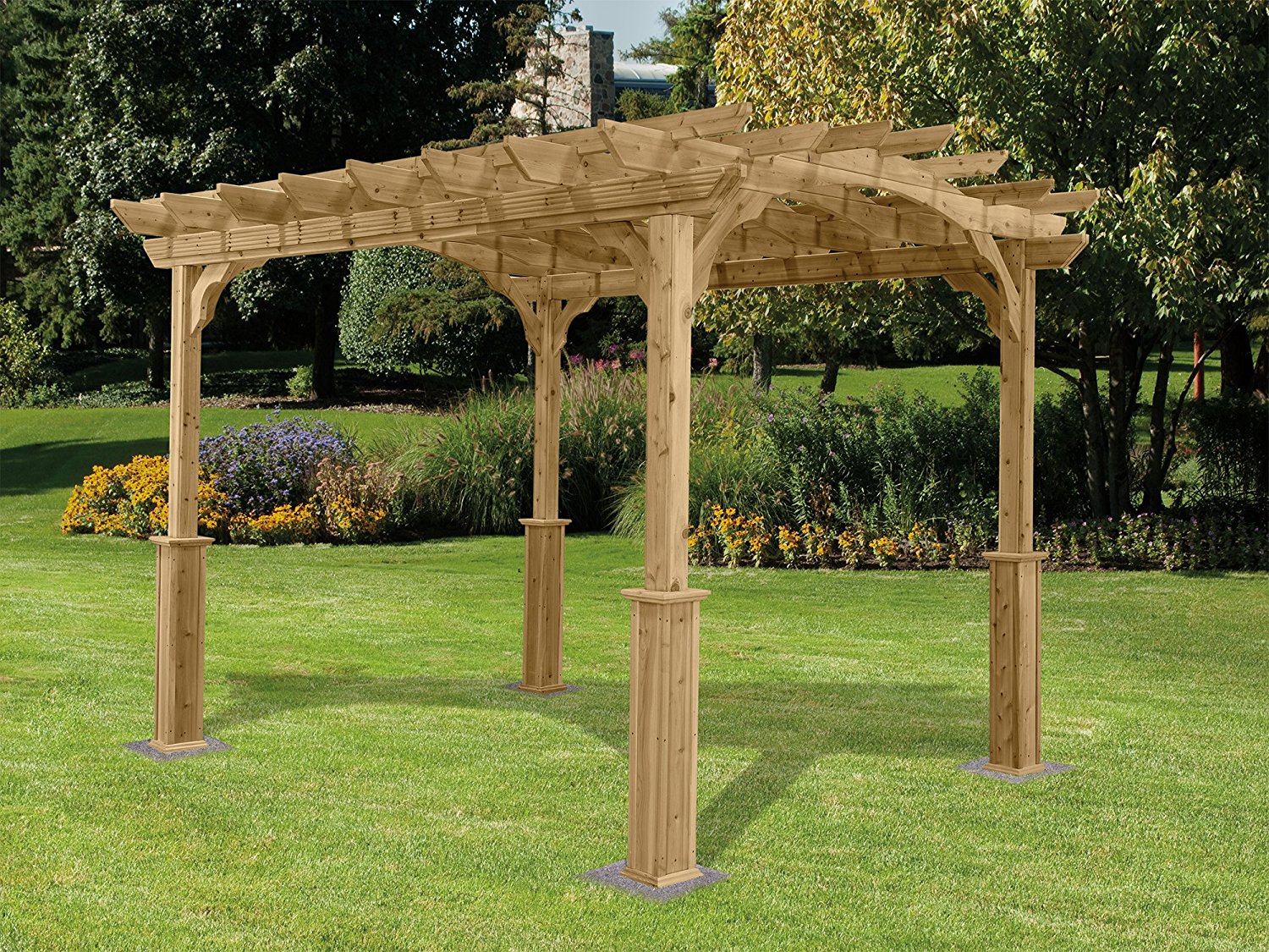 Cedar Pergola Kits. Redwood Pergola Kits. OutsideModern