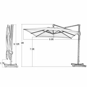 Articulating Patio Umbrella Reviews And Information Outsidemodern