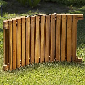 Lisbon Outdoor Folding Chaise Lounge Chair Folded Up