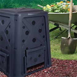 Redmon Black Compost Bin