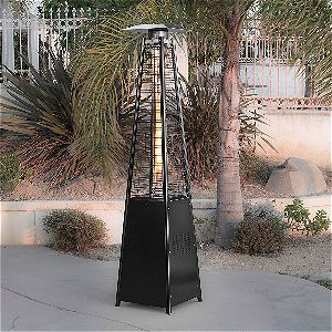 Belleze Hammered Black Propane Pyramid Heater