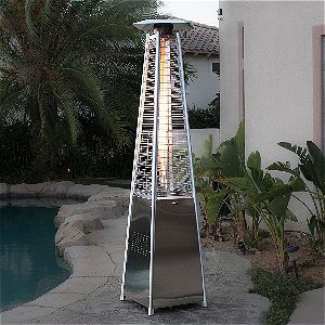 Belleze Stainless Steel Pyramid Patio Heater