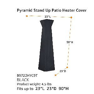 AmazonBasics Pyramid Heater Cover Dimensions