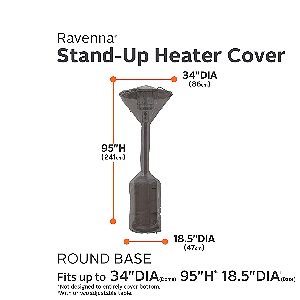 Ravenna Stand Up Heater Cover Dimensions