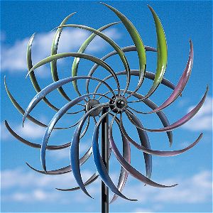 Bits and Pieces - Rainbow Kinetic Garden Pinwheel