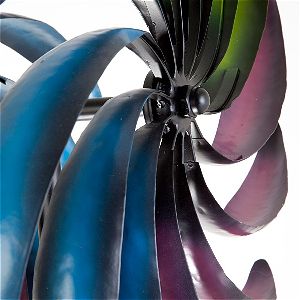 Rainbow Wind Spinner Color Detail