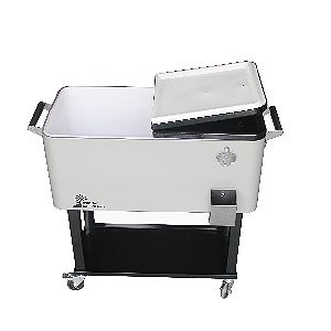 Palm Springs Outdoor 80 Quarts Portable Rolling Cooler