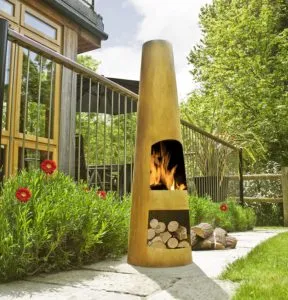 Corten Steel Chiminea