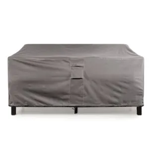 KHOMO GEAR - TITAN Series - Waterproof Heavy Duty Outdoor Lounge Loveseat Sofa Patio Cover (XL 104’’ x 32.5’‘x 33’’, Grey)
