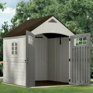 Suncast Cascade Shed 7x7 Open Door