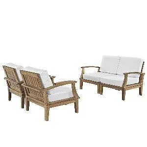 Modway 4 Piece Teak Set