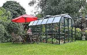 Rion Grand Gardener 2 Clear Greenhouse, 8’ x 12’