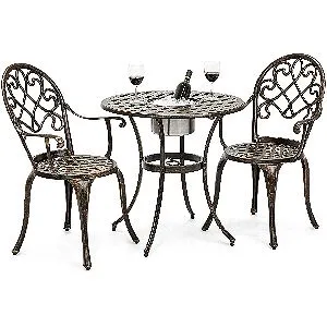 Best Choice Products Antique Copper Bistro Set