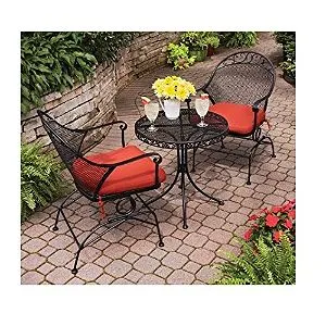 Clayton Court 3-Piece Motion Outdoor Bistro Set by BHG