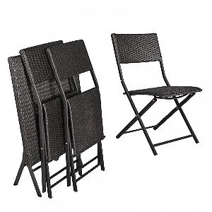 H&L Patio Bistro Set Folded Up