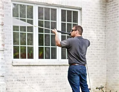 Cleaning with a Simpson PS3228-S Pressure Washer
