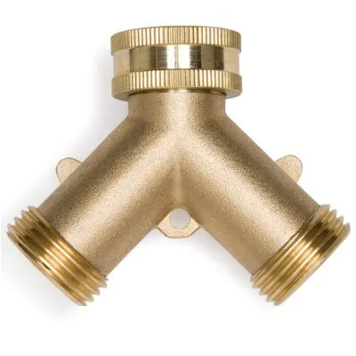 Morvat Heavy Duty Brass Garden Hose Connector Tap Splitter 2 Way