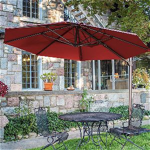 Abba Patio 11ft Cantilever Umbrella