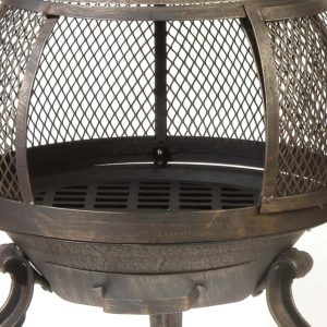 Deckmate Sonora Chimenea Close Up of Firebox