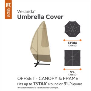 Classic Accessories Veranda Offset Umbrella Cover Dimensions