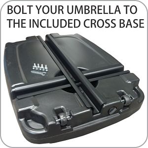 cross umbrella base