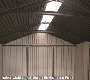 Lifetime 60057 Interior and Skylight