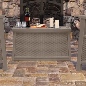Suncast Elements Coffee Table in Taupe