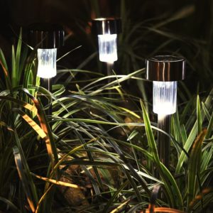 OakLeaf Stainless Solar Path Lights