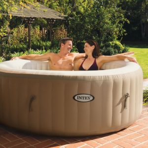 Intex 77in PureSpa Portable Bubble Massage Spa Set