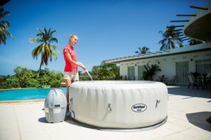 Filling a Portable Spa