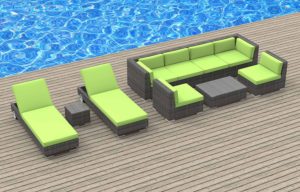 Urban Furnishing Ibiza 10 Piece Modern Outdoor Patio Set