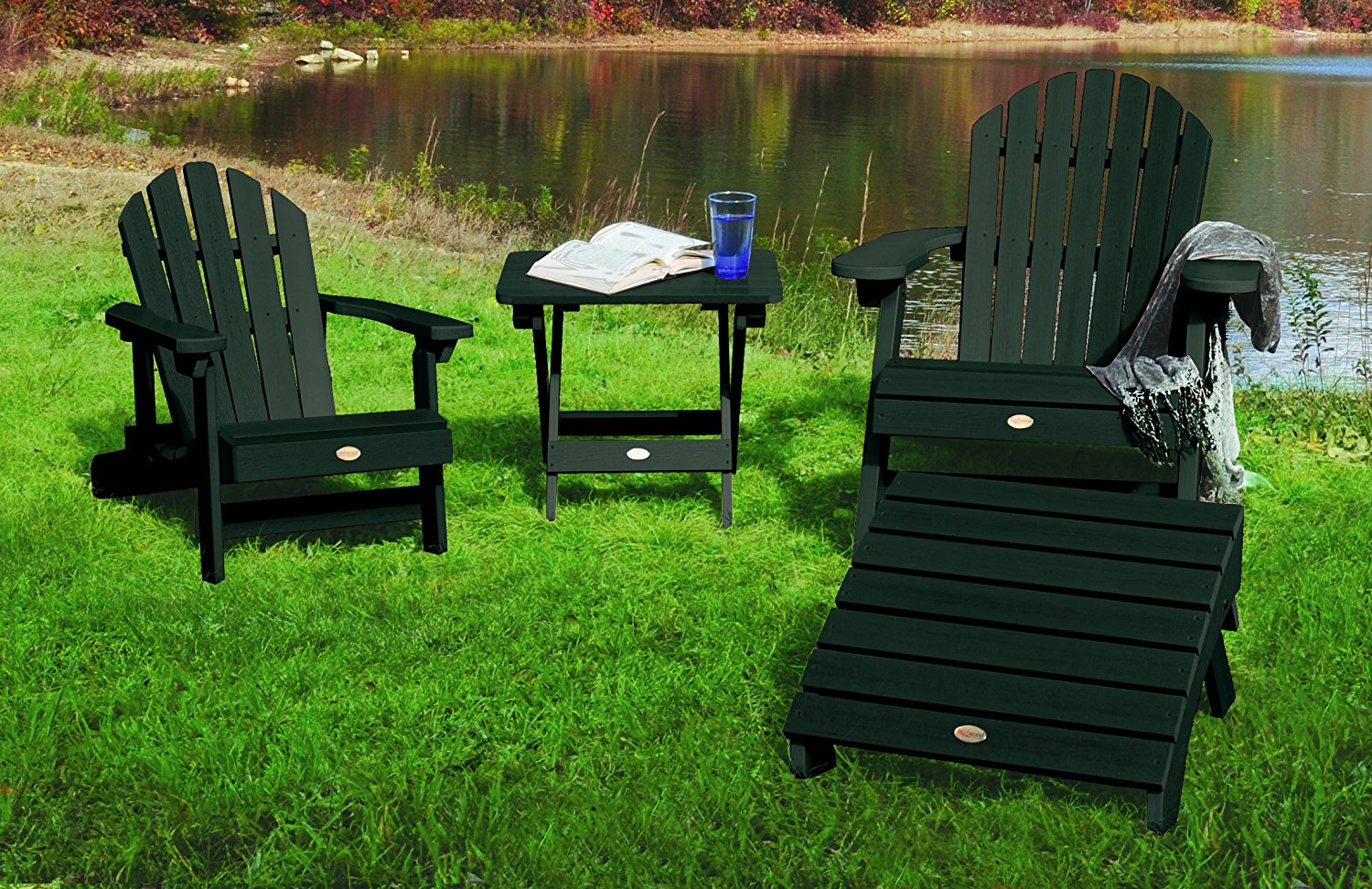 Highwood Hamilton Folding Reclining Adirondack Chair 