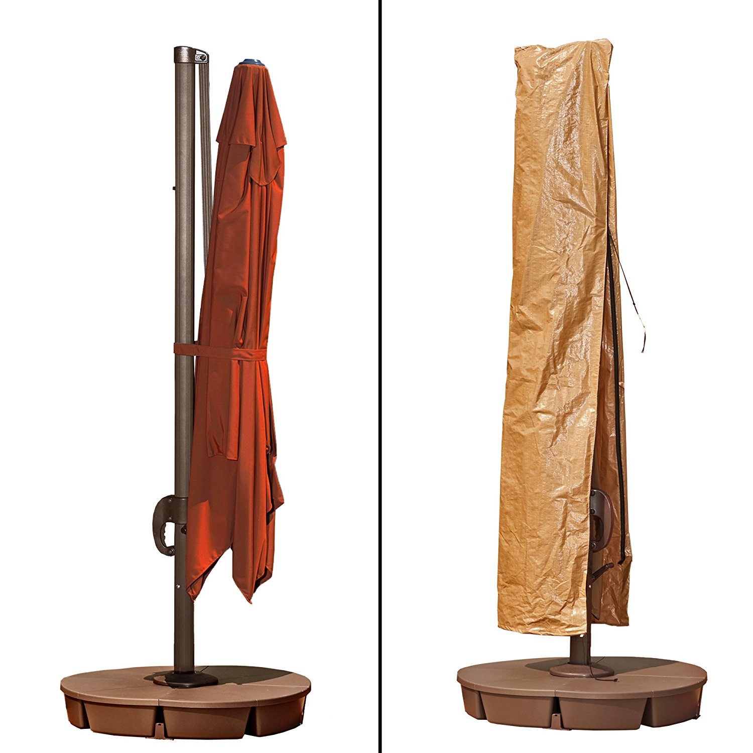 Sunbrella Cantilever Umbrella Reviews and Information OutsideModern