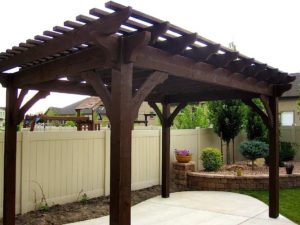 Timber Frame 10' x 14' Fir Pergola Kit