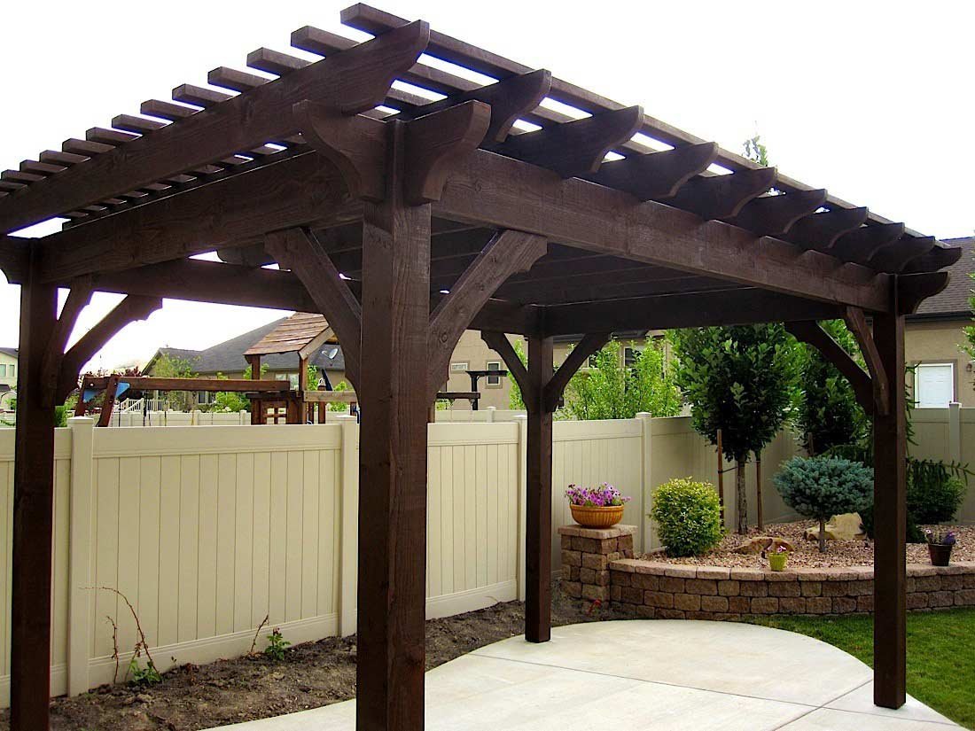 Timber Frame 10 x 14 Fir Pergola Kit