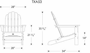 Trex Chair Dimensions