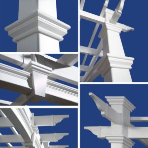 Venetian Vinyl Pergola Details