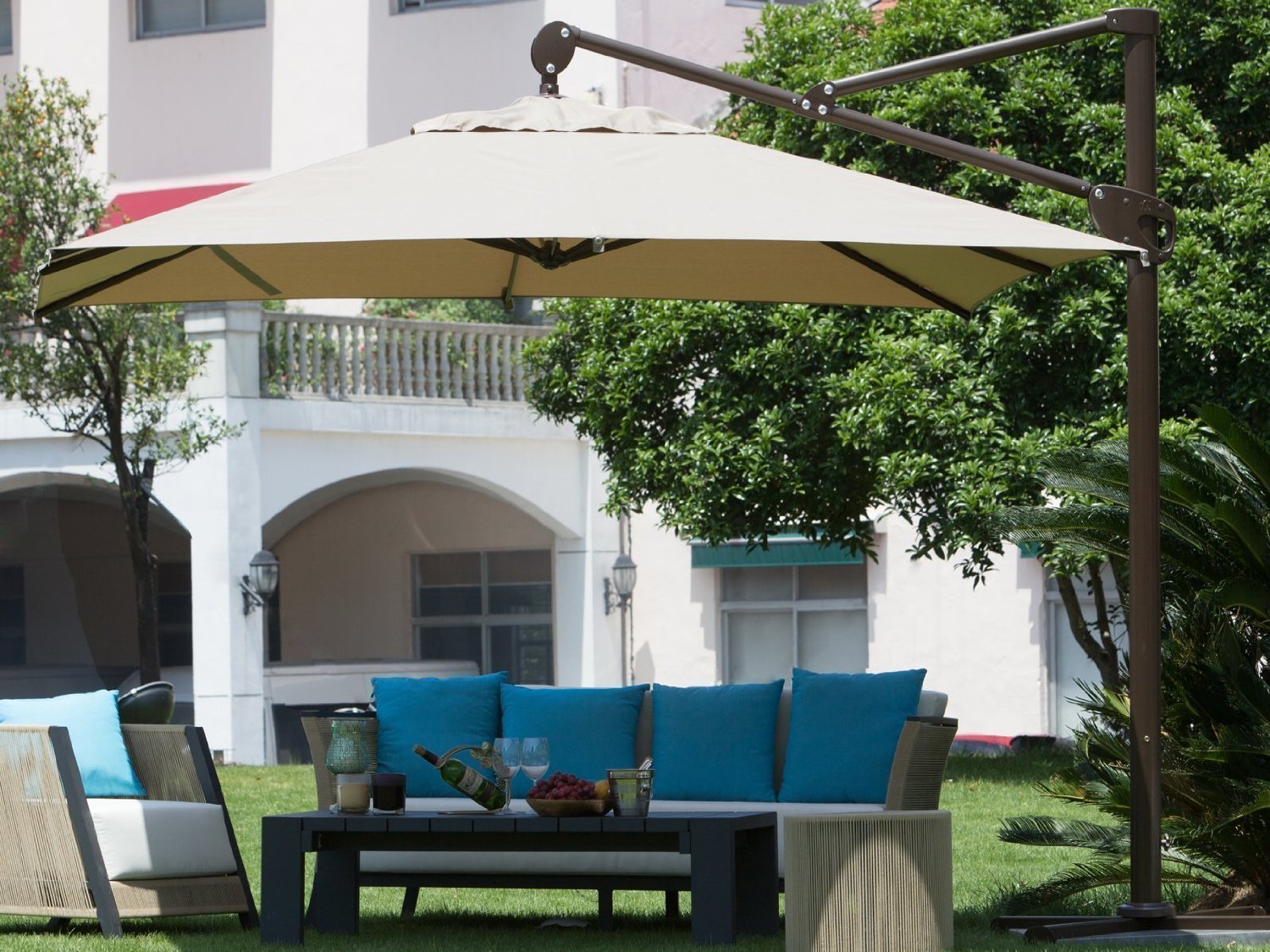 best rectangular cantilever umbrella