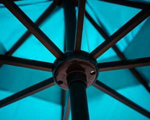 Abba Patio 9' Tilting Umbrella Ribs Detail
