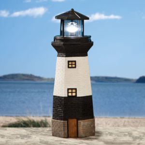 Bits and Pieces - Solar Lighthouse Outdoor Sculpture