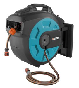 GARDENA Retractable Hose Reel 82-Feet With Convenient Hose Guide