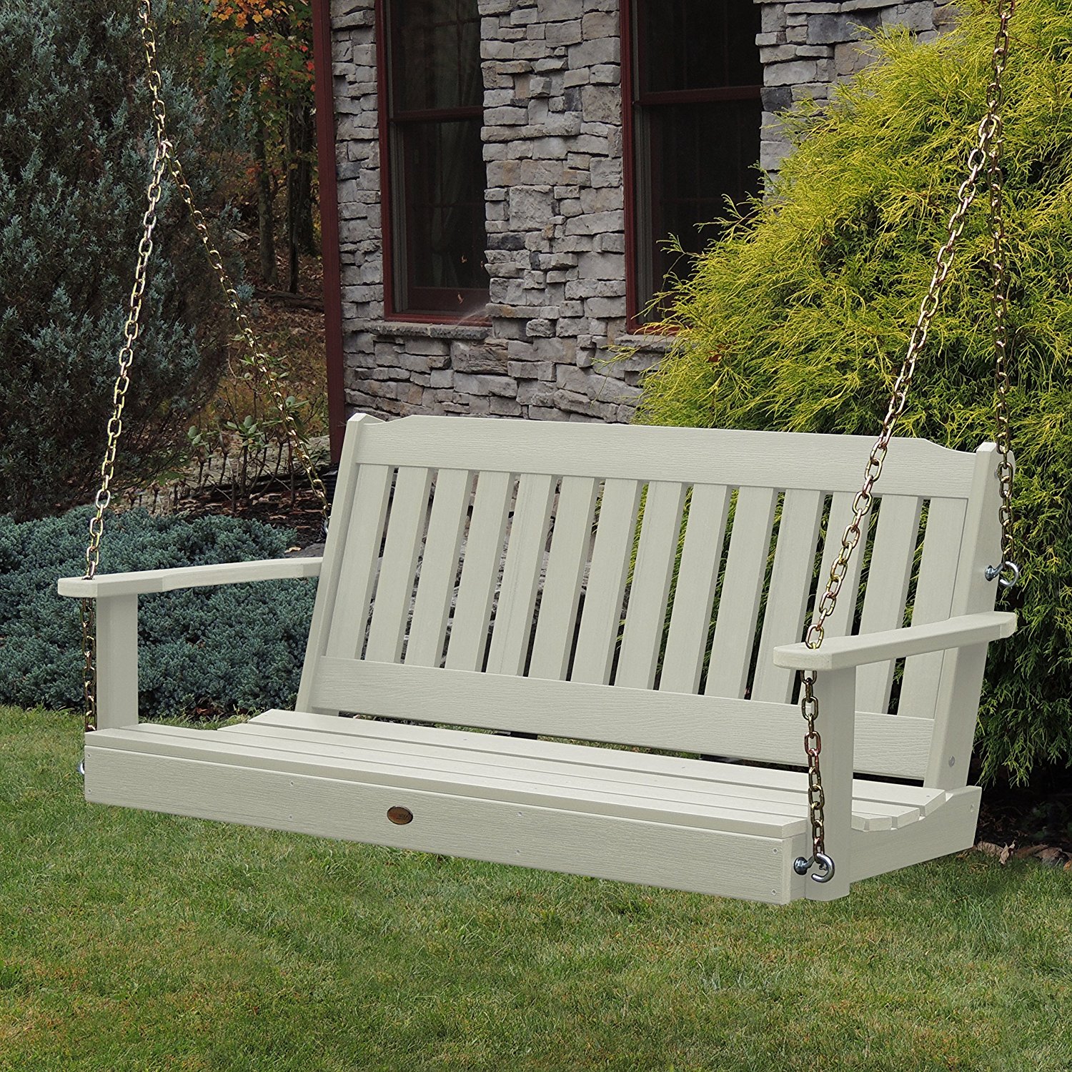 Polywood Porch Swing Reviews and Information OutsideModern