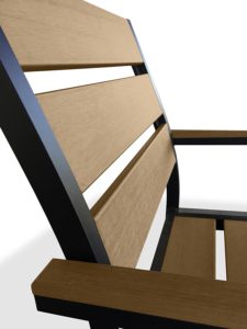 UrbanFurnishing Poly Wood Chair Detail