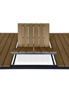 UrbanFurnishing Poly Wood Folding Leaf