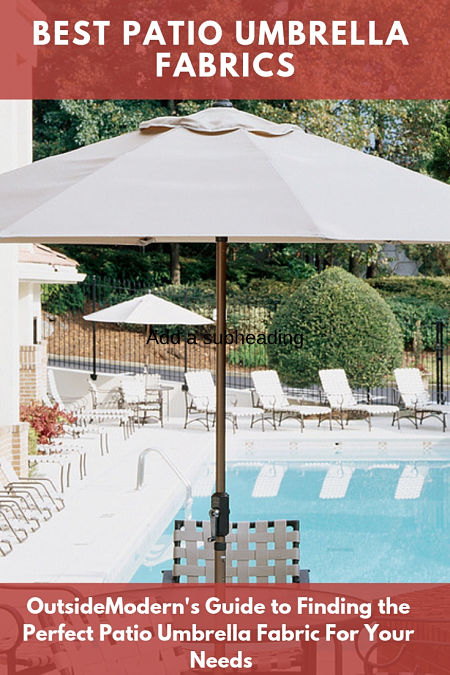 best patio umbrella for sun protection