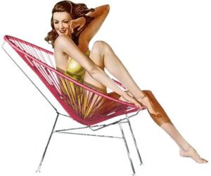 Acapulco Chair Pin Up. Source: Kitsch Kitchen