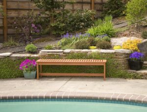 Arboria Outdoor Bench Backless Large 5 Foot Length