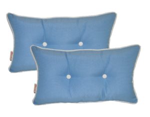 Resort Spa Home Decor Set of 2 - Indoor Outdoor Rectangle Lumbar Pillows