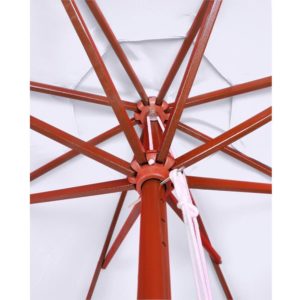 Yescom Wood Market Umbrella Ribs Detail
